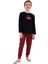 Erkek Çocuk Siyah Garson Boy Pijama Takımı 3515-G 1