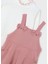 4914-22 Kız Çocuk Pembe Elbise 2