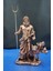 Hades Heykel Biblo Tasarım – 25 cm Mitolojik Obje Hediyelik Eşya Ev Dekor Bakır 1