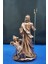 Hades Heykel Biblo Tasarım – 25 cm Mitolojik Obje Hediyelik Eşya Ev Dekor Bakır 4