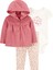 Kız Bebek Pembe 3lü Hırkalı 1
