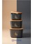 3'lü Set Doğal Ahşap Kapak Marine Saklama Kabı (400ML-800ML-1200ML) 1