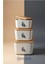 3'lü Set Doğal Ahşap Kapak Marine Saklama Kabı (400ML-800ML-1200ML) 1