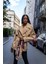 Tyra Camel Kemerli Kısa Trençkot 1