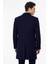 Slim Fit Sivri Yaka Erkek Koyun Yünlü Kaban 3
