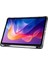 Xiaomi Redmi Pad 2 ile Uyumlu Kabaklı Tri Folding Üçgen Kalem Bölmeli Standlı Kılıf 3