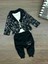 “erkek Bebek 3’lü Takım Mickey Mouse Desenli Sweatshirt Body ve Eşofman Altı 0-12 Ay” 2