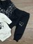 “erkek Bebek 3’lü Takım Mickey Mouse Desenli Sweatshirt Body ve Eşofman Altı 0-12 Ay” 4