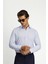 Uzun Kol Slim Fit Dar Kesim Baskılı Pamuk Gömlek 5