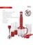Kırmızı Renkli Çok Fonksiyonlu Blender Seti, Hızlı ve Kolay Kullanım 1