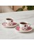 Mental 4 Parça Çay Fincan Takımı 67092 Pembe 4