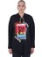 Kadın Büyük Beden Siyah Kapüşonlu Sloganlı Sweatshirt 5