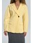 Briella Belden Oturtmalı Sarı Blazer 7