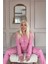 Pembe Love You Desenli Termal Kadın Pijama Takımı 2