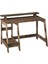 Country Ergonomik Çalışma Masası, Modern Bilgisayar Masası - Antik Ceviz 4