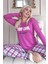 Lila Stay Cool Desenli Termal Kadın Pijama Takımı 1