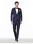 Saks Düz Slim Fit Kruvaze Yaka Dokuma Smokin Takım Elbise 1