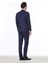 Saks Düz Slim Fit Kruvaze Yaka Dokuma Smokin Takım Elbise 4