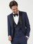 Saks Düz Slim Fit Demonte Yaka Dokuma Y Smokin Takım Elbise 6
