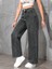 Kadın Baggy Fit Yüksek Bel Denim Jean Yıkamalı Pantolon 3