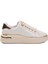 Ayakmod Lady 028 Z Altın Detaylı Beyaz Kadın Sneaker 2