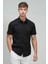 Arus Erkek Smart Gömlek Slim Fit Siyah 12