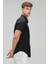 Arus Erkek Smart Gömlek Slim Fit Siyah 14
