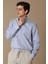 Danıel Erkek Smart Casual Gömlek Comfort Slim Fit Mavi 6