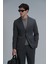 Mex Spor Erkek Blazer Ceket Slim Fit Siyah 14