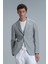 Class Spor Erkek Blazer Ceket Slim Fit Yeşil 14