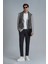 Dany Spor Erkek Blazer Ceket Slim Fit Gri 15