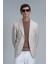 Rolf Spor Erkek Blazer Ceket Slim Fit Bej 14