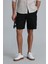Peler Spor Erkek Chino Şort Slim Fit Siyah 13