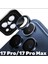 iPhone 17 Pro Max ve 17 Pro Uyumlu Kolay Uygulama Aparatlı Yüksek Kalite Safir Kamera Lens Koruyucu 1