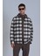Fresher Erkek Basic Gömlek Slim Fit Kahverengi 12