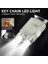 V15 Edc El Feneri 1200LM Anahtarlık Işık Tip-C Şarj Edilebilir Taşınabilir Mini Torch Mıknatıs Klips ile Kamp Cep Fener 7