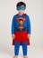 Erkek Çocuk Maskeli Pelerinli 3'lü Superman Kostümü 1