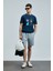 Funky Modern Grafik T- Shirt Siyah 16