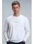 Moss Erkek Uzun Kol Tişört Bej 14