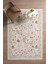 Frezia Floral Bambu Polyester Oturma Odası Salon Mutfak Halısı Eskitme Çiçekli Vintage Halı 6