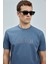 Think Slim Fit Erkek Koyu Mavi T-Shirt (111020240) 14