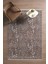 Frezia Floral Bambu Polyester Oturma Odası Salon Mutfak Halısı Eskitme Çiçekli Vintage Halı 6