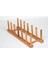 Bambu Ahşap Tabaklık Tabak Standı 6 Lı 3