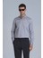 Danıel Erkek Basic Gömlek Slim Fit Gri 12