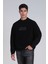 Vıler Erkek Sweatshirt Siyah 16