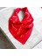 Atatürk Imzalı Kırmızı ve Siyah 2'li Renk Unisex Cotton Bandana Fular 23 Nisan Bandana 5