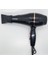 2500W Turbo Profesyonel Kuaför Fön ve Saç Kurutma Makinası, Siyah 5