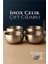 Bx Çift Cidarlı Kase - Inox Çelik Kase 12 cm 4 Lü Set 1