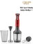 El Blender Seti 1700W Kırmızı ve Zarif Gümüş Kolye ile Şıklık 2
