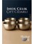 Bx Çift Cidarlı Kase - Inox Çelik Kase 16 cm 4 Lü Set 1